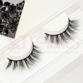 Factory Whole Sale 100% Black Siberian Mink Fur Strip False Eyelashes OEM At An Affordable Price With Custom Packages